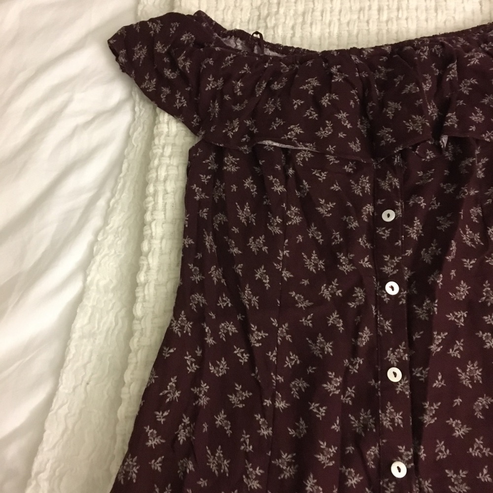 Off the shoulder dress